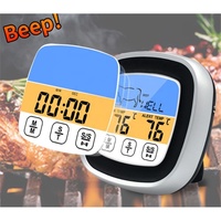 Termometer memasak daging, pengukur suhu makanan Digital akurat grosir