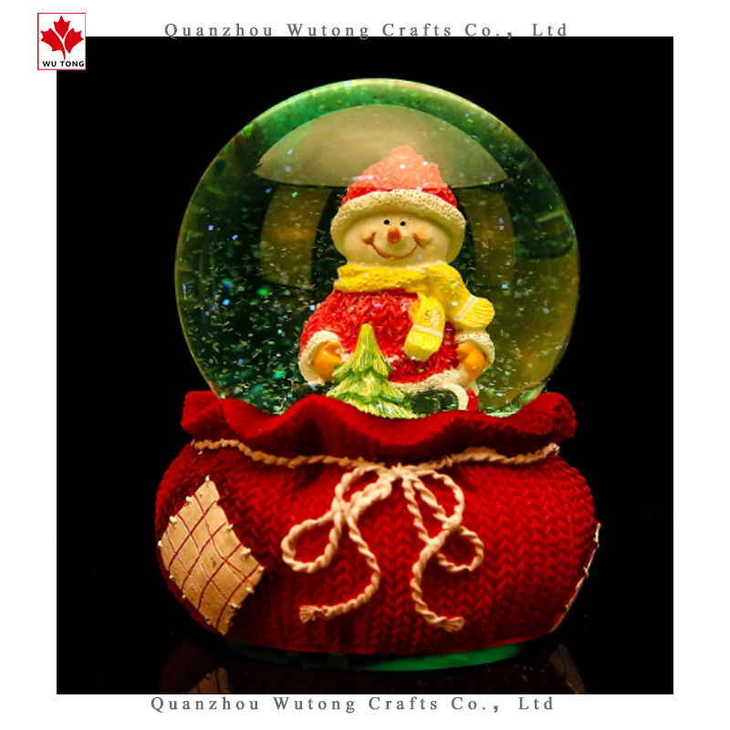 Рождественские сувениры на заказ, праздничные подарки из смолы, снежный шар