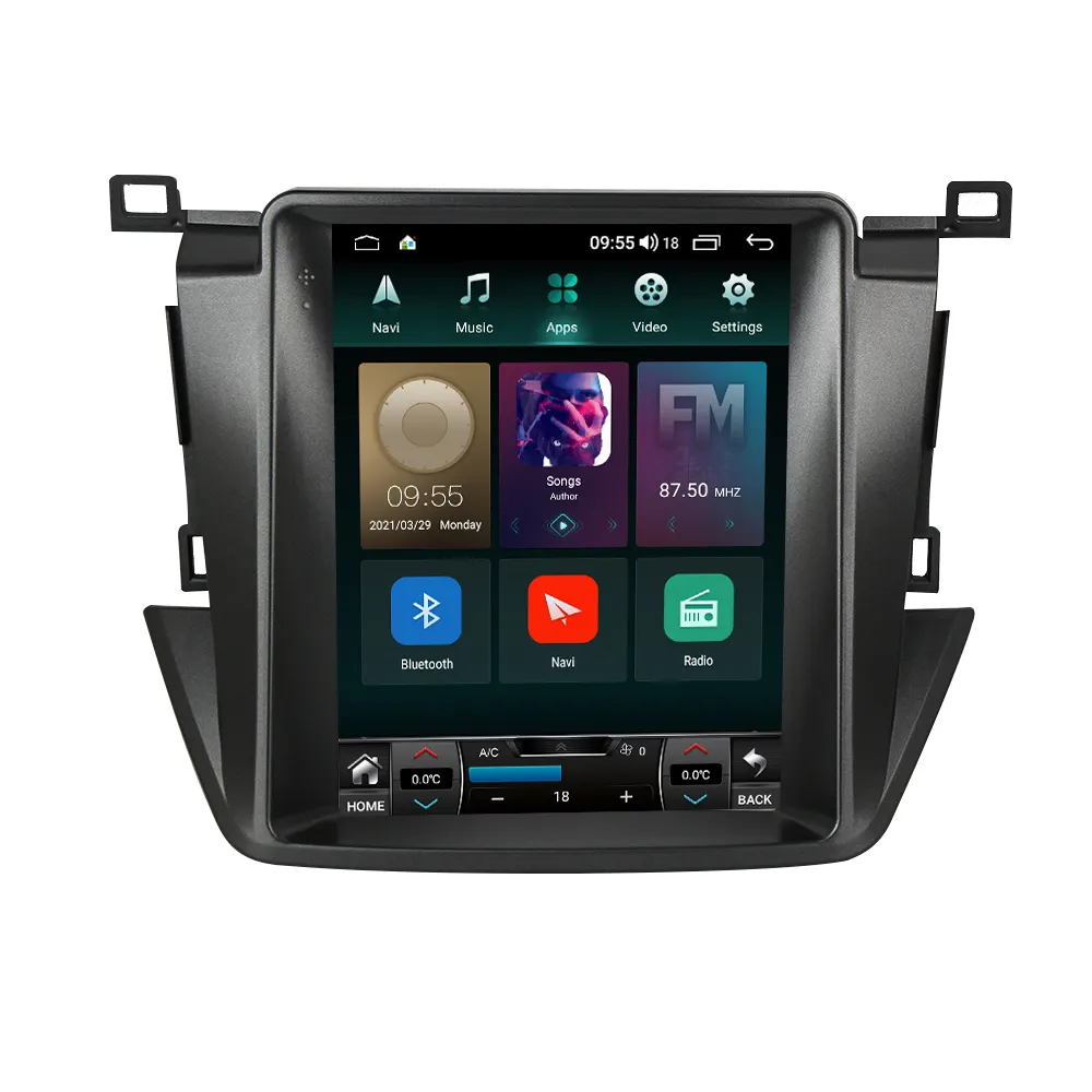 AM FM RDS Auto-Multimediaplayer für Toyota RAV4 2013-2018 8 128 GB Auto Radio Stereo Android DVD-Player 4G WLAN BT DSP