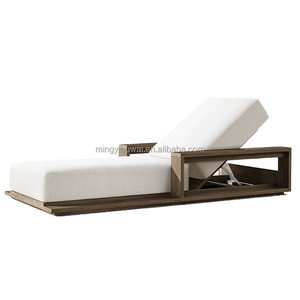 Chaise longue <span class=keywords><strong>de</strong></span> luxe tout temps Hôtels Plages Piscines Chaises longues en bois <span class=keywords><strong>de</strong></span> teck Mobilier d'extérieur Chaises <span class=keywords><strong>de</strong></span> jardin d'extérieur - Product Image 3