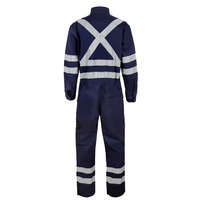 Arc Flash Suit pakaian kerja pelindung reflektif untuk pembangkit listrik dan Coverall pemeliharaan industri