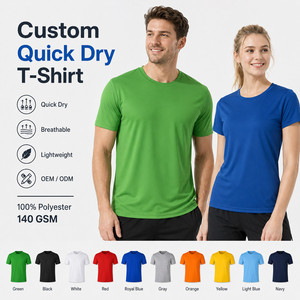 Custom Logo Denim Sporty Quick-Dry Performance Sports T-<b>Shirt</b> <b>100</b>% <b>Polyester</b> Breathable Lightweight Gym Team Uniform Wholesale - Product Image 1