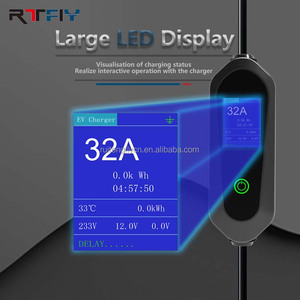 Chargeur EV portable de type 2 avec <span class=keywords><strong>prise</strong></span> australienne, câble de charge de 5 m, chargeur de <span class=keywords><strong>voiture</strong></span> électrique de 7 kW de type 2 pour usage domestique - Product Image 4