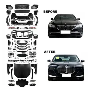 7 series F02 2009-2015y old to new G70 2023y M sport body kit F02 upgrade car bumpers for BMW car accessories auto parts