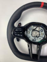 Volant LCI avec garniture en carbone pour BMW G30 G31 G32 X3 G01 X4 G02 M2 G87 M3 G80 M4 G82 G42 G20 LCI M5 F90 G11 M340i