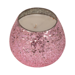 Bougie parfumée ronde décorative en verre, style bohème décontracté, pour usage intérieur et extérieur, petite et élégante - Product Image 4