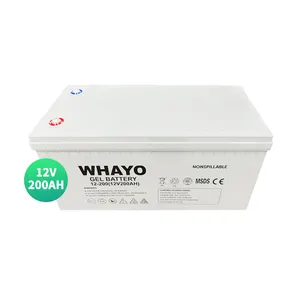 充電式鉛蓄電池12V100Ah 150Ah 200Ah250Ahディープサイクルのゲル電池