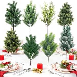 Agujas de Pino Artificiales para Navidad, de 30cm a 100cm, Decoración Navideña de Plástico para el Hogar - Product Image 2
