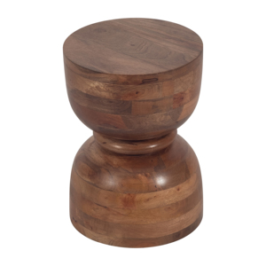 Tavolino moderno in legno di mango lucidato, piccolo tavolino da salotto per arredamento casa e balcone - Product Image 3