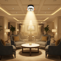 Projecteurs LED en alliage d'aluminium STARSUN, angle de faisceau de 45°, CRI 97, IP44, garantie de 3 ans, installation facile, écologiques, modernes, pour intérieur