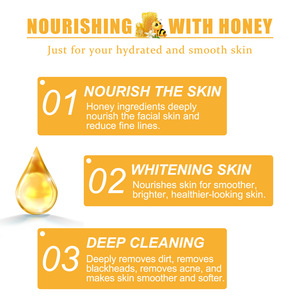 Ensemble de masques faciaux Honey Peel Mask pour les peaux à tendance <span class=keywords><strong>acnéique</strong></span> élimine les points noirs et réduit les ridules - Product Image 6
