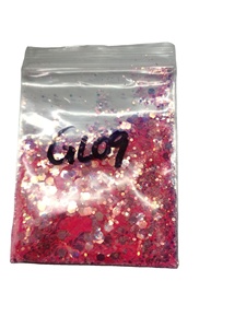 Hellster gemischter Chunky Glitter GL-Serie Polyester Glitter für Ornamente aller Festivals, Weihnachten, Make-up, Nail Art - Product Image 3