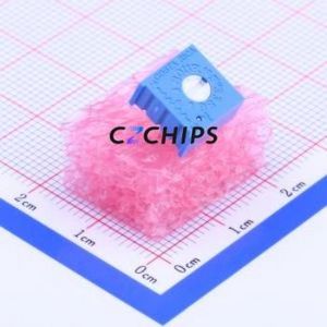 ตัวต้านทาน3386P-1-503LF ปรับได้/โพเทนชิออมิเตอร์ผ่านชิ้นส่วนรู (THT)-3P, ตัวต้านทาน9.5X9.5มม. 50Kohm 10% - Product Image 1