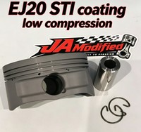 Kit de pistons forgés en aluminium EJ20 STI 4032 avec revêtement phosphate pour modification de moteur turbo