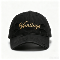 Casquette de baseball unisexe non structurée avec broderie de logo personnalisé, effet vieilli, style vintage, fine, décontractée, pour l'extérieur, type « Dad Hat »