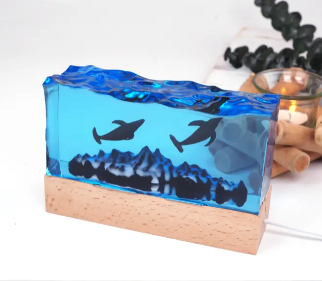 DIYクリスタル樹脂エポキシ山海波海表面山海シリコーン型樹脂用