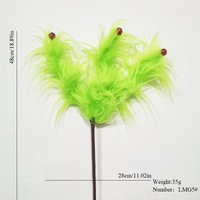 Ornement en peluche Grinch de Noël haut de gamme, poupée monstre vert pour la décoration du sommet de l'arbre de Noël et la décoration de la maison de Whoville