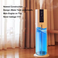 Humidificateur d'air ultrasonique pour chambre à coucher, grande capacité 9L, humidificateur intelligent, humidificateur commercial, brume froide
