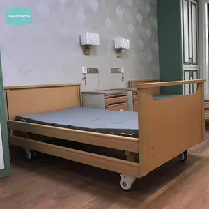 Letto di cura a casa manuale letto di ospedale a due funzioni letto di paziente per anziani