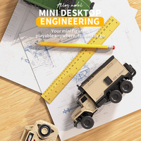 Camion militaire électrique à six roues en plastique moulé sous pression, véhicule de commande tout-terrain télécommandé pour enfants