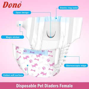 <span class=keywords><strong>Dono</strong></span>-pañales desechables para mascotas, pañales súper absorbentes y suaves para mascotas, XXS-M - Product Image 3