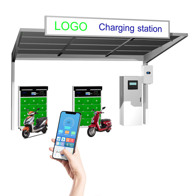 4-way Fast Charging Station Battery Swap Station, 48V-72V Battery Compatible Intelligent Detection Background Data Monitoring