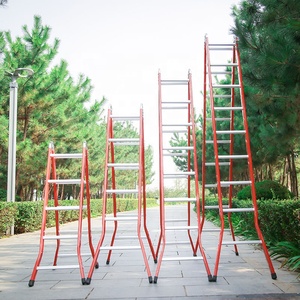 Linyi Kehan Cung Cấp Nhà Máy Thang Khung Giàn Giáo Nhôm Gấp Trong Nhà Thang Hiện Đại - Product Image 2