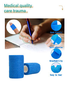 Vendaje autoadhesivo, vendaje atlético, elástico cohesivo, calcetín <span class=keywords><strong>de</strong></span> fútbol, cinta cohesiva no tejida para juegos <span class=keywords><strong>de</strong></span> fútbol - Product Image 6