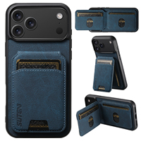 Étui de téléphone SUTENI pour iPhone 18 Pro Max avec support et porte-cartes, texture givrée effet litchi, en similicuir de luxe, compatible 17 16 Plus 15 14 13 12