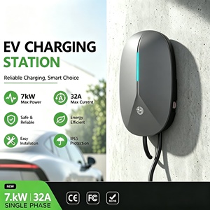 Cargador de Vehículos Eléctricos de 7kW, Tipo 2, 32A, 220V, IP66, Cable de 5M, OCPP, APP, RFID, CE, Garantía de 18 Meses, Comercial, BYD - Product Image 1