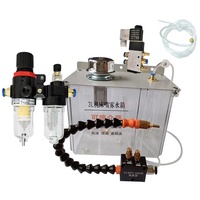 Réservoir de pulvérisation pneumatique 3L pour machine de gravure, avec sortie de 4 mm pour eau, huile, alcool, liquide de refroidissement
