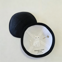 Kippot en coton et polyester avec logo brodé 3D personnalisé, pour usage quotidien, yarmulke juive, kippa en lin de style distinctif, vente en gros