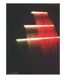 Cascade <span class=keywords><strong>de</strong></span> mur <span class=keywords><strong>de</strong></span> descente d'eau pure <span class=keywords><strong>de</strong></span> piscine en acrylique LED extérieur durable Outil et accessoire simples et élégants - Product Image 2