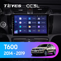 TEYES CC3L WIFI para Zotye T600 2014 - 2019 Radio de coche reproductor de vídeo Multimedia navegación estéreo GPS Android No 2DIN 2 Din DVD