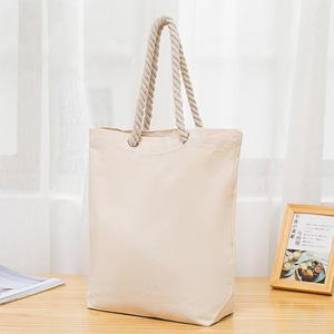 Eco-Friendly <strong>Jute</strong> Rope Handle <strong>Tote</strong> <strong>Bag</strong> Custom Logo Printed Cotton Canvas Reusable Grocery Shopping Shoulder <strong>Bag</strong> <strong>Wholesale</strong> - Product Image 2