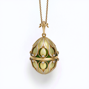 Metal Esmalte <span class=keywords><strong>Faberge</strong></span> <span class=keywords><strong>Huevo</strong></span> Estilo <span class=keywords><strong>Colgante</strong></span> QFA103 - Product Image 4