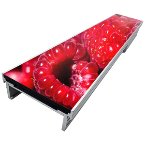 300x60mm p0.9mm p1.25mm p1.875 mm dẫn kệ màn hình có thể chỉnh sửa nội dung hiển thị quảng cáo hiển thị cho siêu thị - Product Image 1