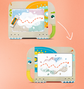 モンテッソーリロードトリップアクティビティ磁気Diy製図板おもちゃ - Product Image 6