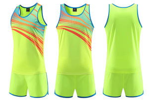 Diseñe sus propios uniformes <span class=keywords><strong>de</strong></span> atletismo, chándal <span class=keywords><strong>de</strong></span> sublimación Unisex, chándal <span class=keywords><strong>de</strong></span> verano para hombre para correr, atletismo, Maratón - Product Image 2