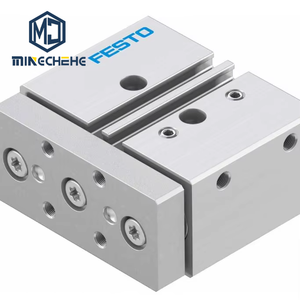 Actionneur compact guidé DFM-32-100-P-A-GF DFM-40-200-P-A-KF DFM-50-500-P-A-GF Cylindre pneumatique coulissant avec tige de guidage pour l'industrie - Product Image 1