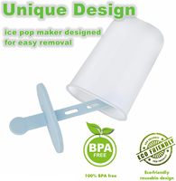 Moule à glaces sans BPA à démoulage facile, pour la fabrication de bâtonnets glacés maison