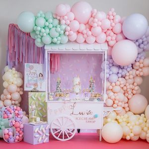 100PCS 10 Inch 2.2g Latex <b>Balloons</b> Birthday Party Christmas Mother's Day Graduation <b>Decoration</b> Matte Standard Color Multi Color - Product Image 5
