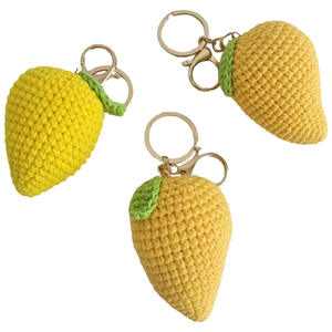 Vente <span class=keywords><strong>en</strong></span> gros directe usine : Porte-clés de voiture créatif et mignon <span class=keywords><strong>en</strong></span> forme de mangue fraîche, fait main, tricoté, style <span class=keywords><strong>mini</strong></span> dessin animé, <span class=keywords><strong>en</strong></span> <span class=keywords><strong>laine</strong></span> Snow Feier - Product Image 6