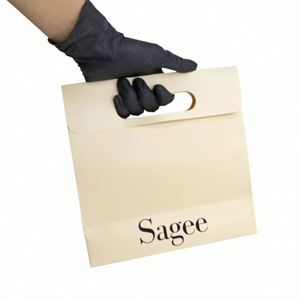 HIgh Quality Low Moq Exquisite Premium Paper <b>Bag</b> with Ribbon Handle Elegant Paper Packaging for Shopping <b>Bags</b> - Product Image 3