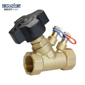BMAG 1/2in 3/4IN 1in 2in 15-50MMデュアルレギュレーションバランシング流量計バルブ真鍮水レギュレーションバランスバルブHAVC用 - Product Image 5