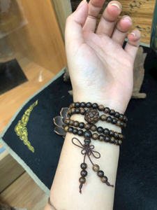 Bracelet en perles d'oud du Vietnam en gros, fabriqué à partir de bois d'agar, perles de prière, bois d'agar naturel de haute qualité - Product Image 6