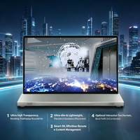 Pantalla Digital OLED Transparente Ultrafina de 55 Pulgadas con Soporte para Centros Comerciales, Educación, Animación, Gráficos, Full HD