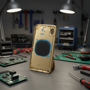 Carcasa Trasera de Repuesto Dorada para Apple iPhone Xs Max - Product Image 2