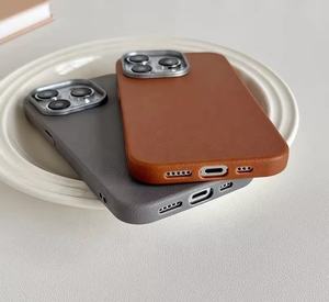 Nouvelle <span class=keywords><strong>coque</strong></span> de téléphone TPU antichoc, design gaufré uni, couleur unie, motif en <span class=keywords><strong>cuir</strong></span>, style professionnel pour <span class=keywords><strong>iPhone</strong></span> 11 17 16/14/13/<span class=keywords><strong>12</strong></span> - Product Image 5