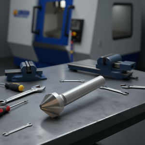Ttake 90 Degree Countersink Hss Ta1230 Din 335 <b>C</b> 3 Flutes Cylindrical Shank For Metal Drilling - Product Image 3